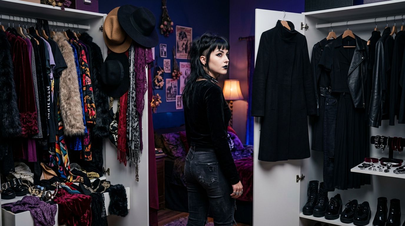 Garde-robe gothique pas chère : guide pratique